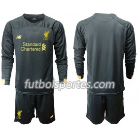 Camisetas Niños Liverpool Portero Primera Equipacion 2019/2020 Manga Larga